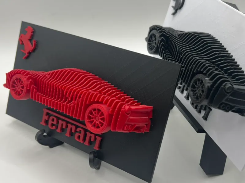 Scultura stratificata La Ferrari