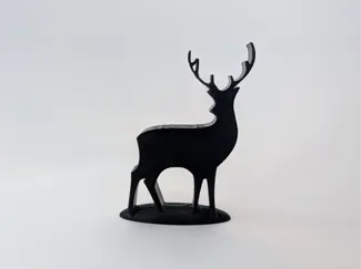 Modern Reindeer Christmas decoration (50mm/2")