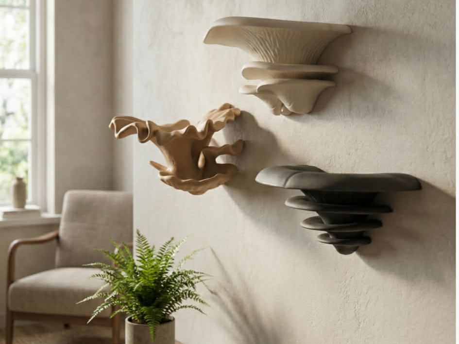 Designer wall shelf