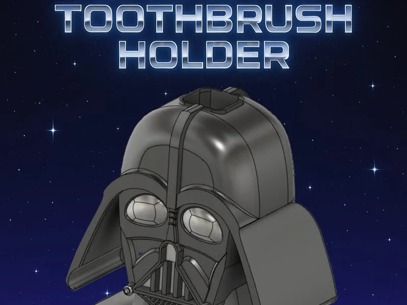 Galactic toothbrush holder 
