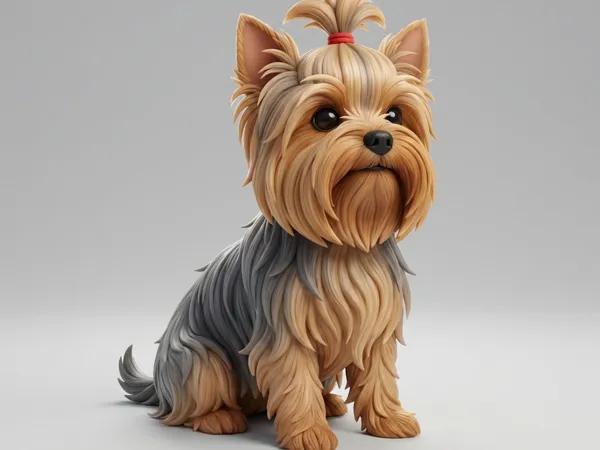 Figurine de Yorkshire Terrier