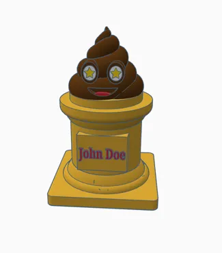 Poo Trophy - No supports needed