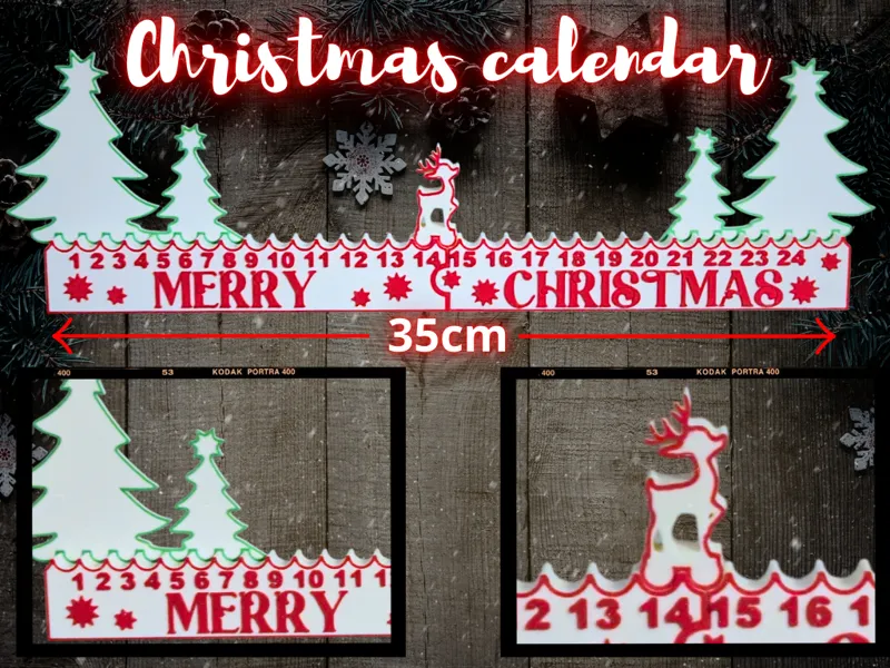 Calendrier de noël compteur 