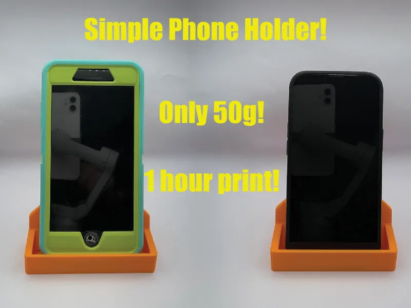 Simple phone holder | 50 grams  | Lightweight