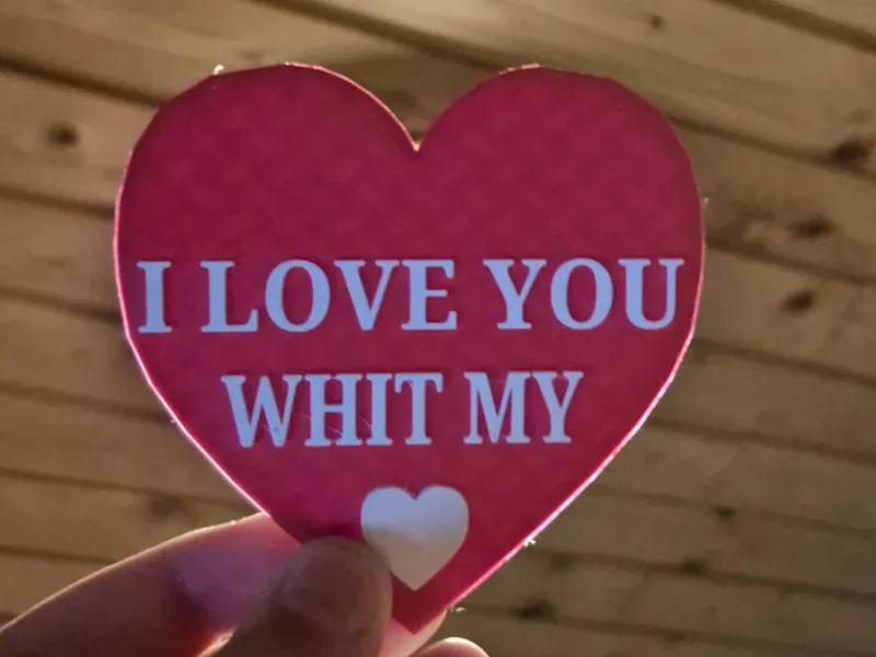 True heart for valentine