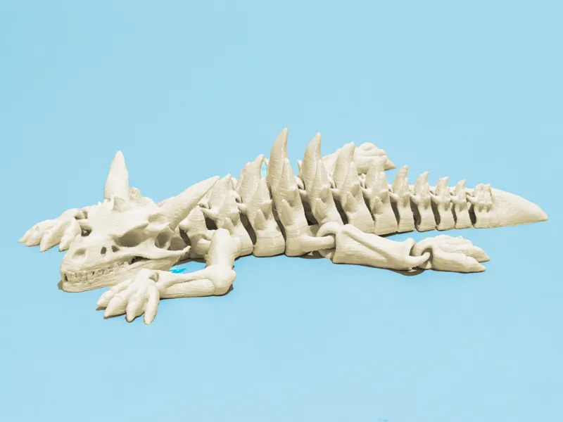 Articulated skeleton fierce dragon