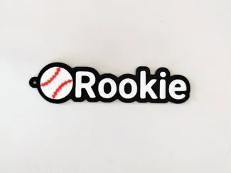 Baseball Name Keychain - Rookie