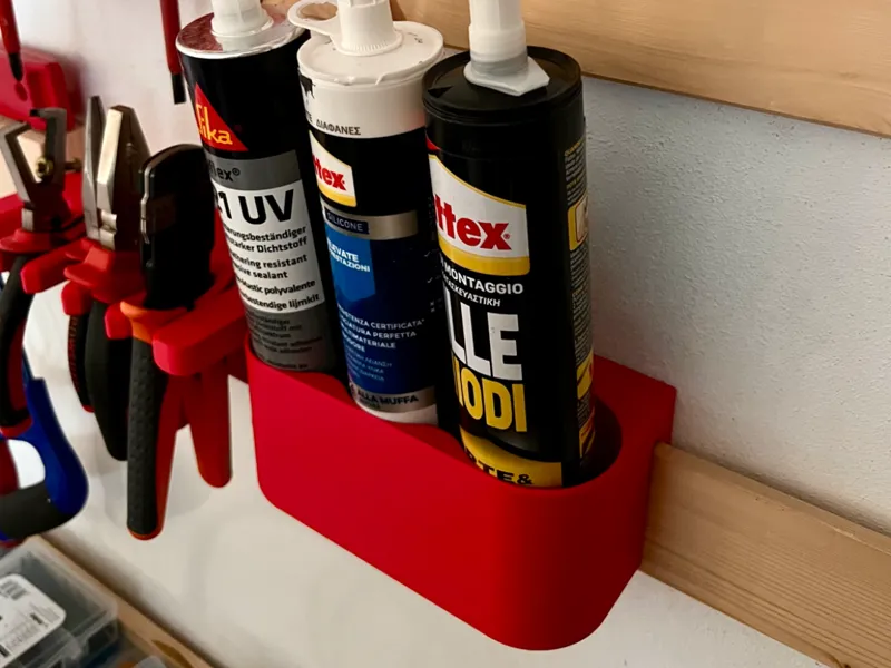 Silicone Cartridge Holder for French Cleat