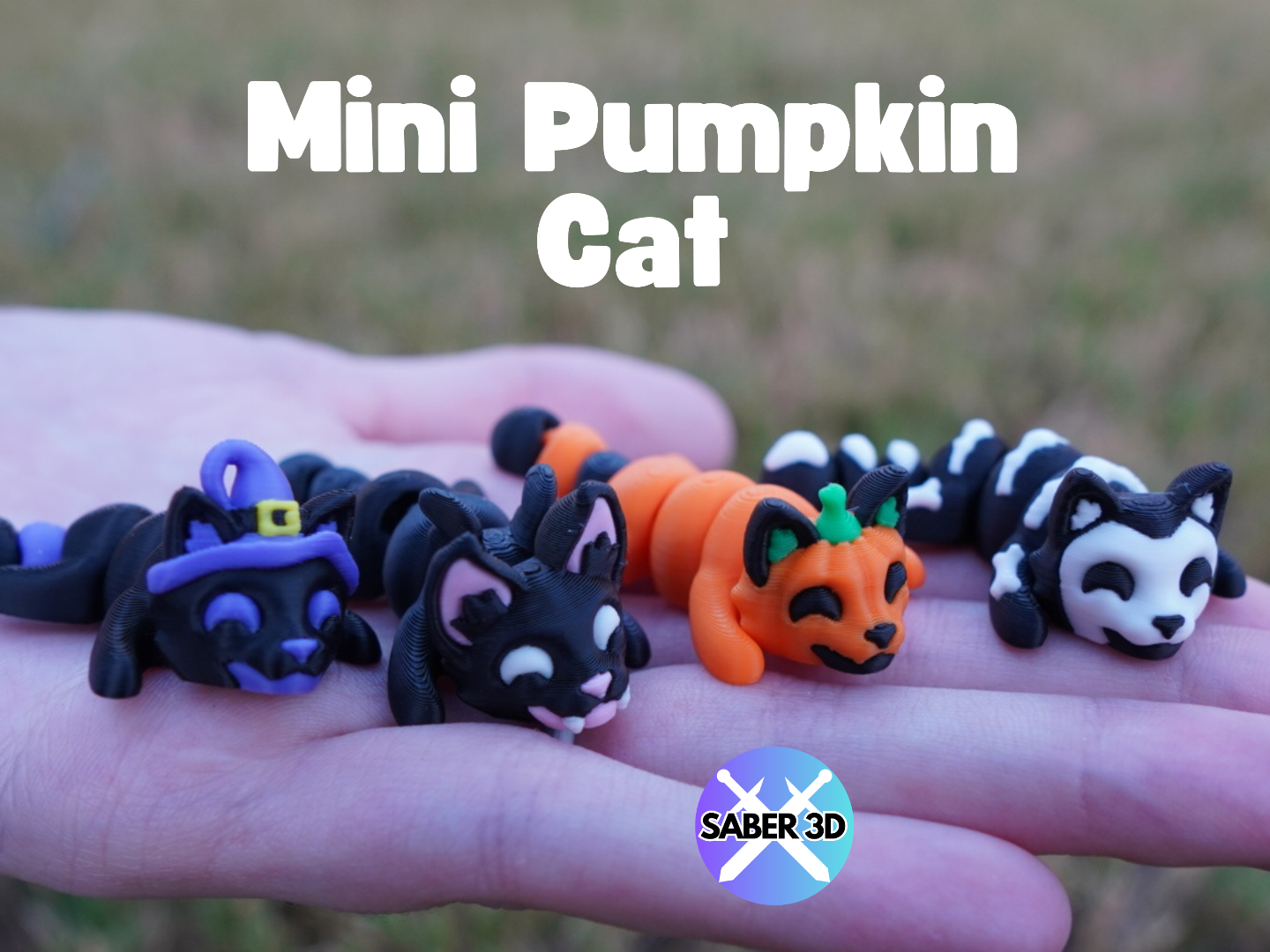 Mini Pumpkin Cat - 1