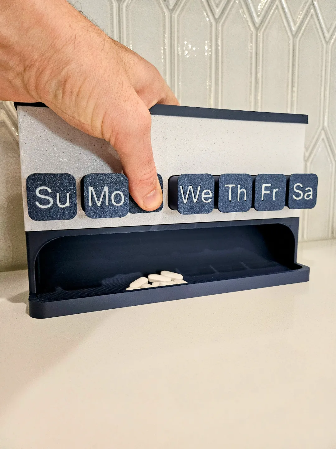 Days of the Week Pill Dispenser view 2