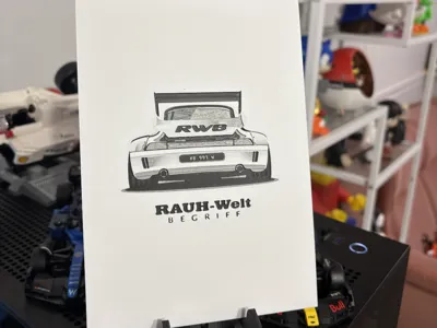 Porsche 993 RWB Hueforge