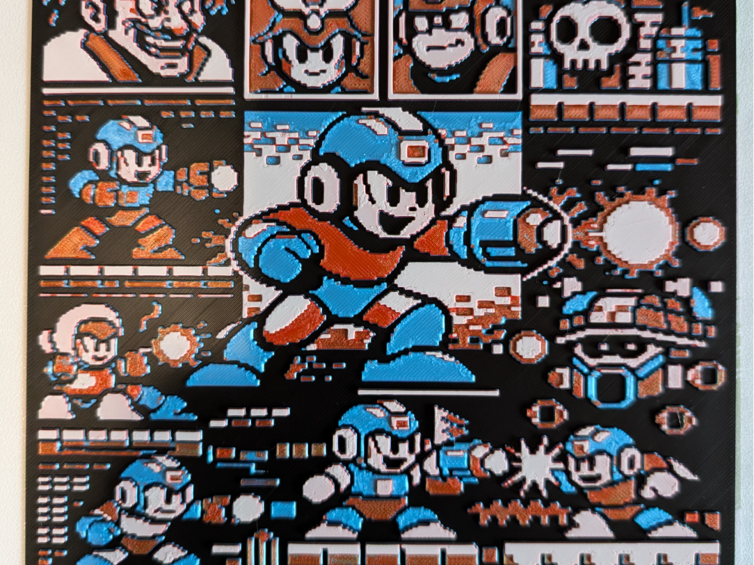 Hueforge Mega Man NES
