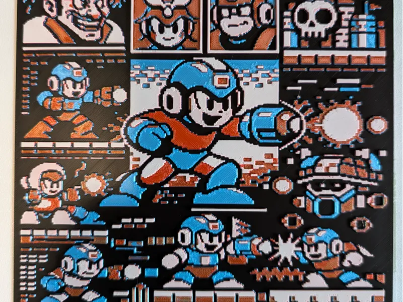 Hueforge Mega Man NES