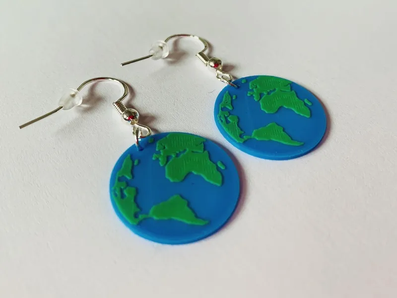 Earrings Earth
