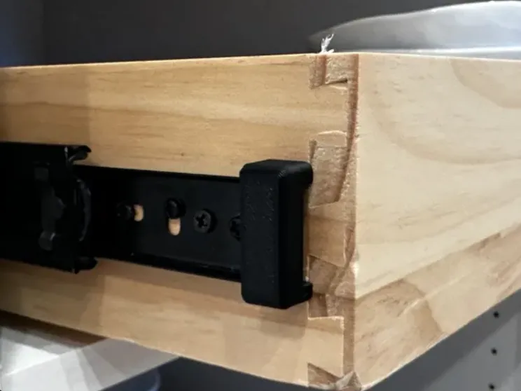 Side-Mount Drawer Slide End Cap