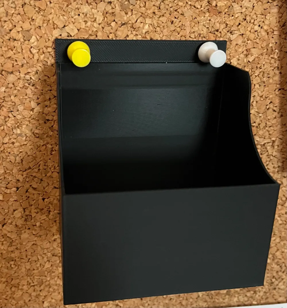 Pinboard Box Pinboard Tray - Pinwand Box - Attached with pins by brightless in dark ...