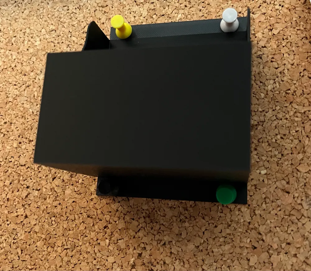 Pinboard Box Pinboard Tray - Pinwand Box - Attached with pins by brightless in dark ...