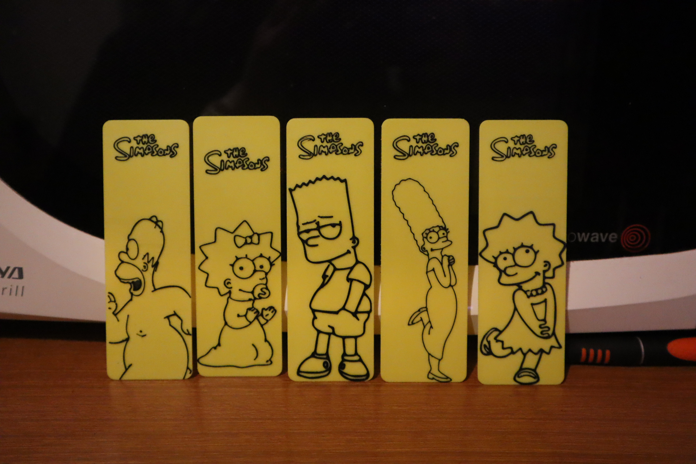 Miniatura 5 do modelo 3D Simpson Bookmark