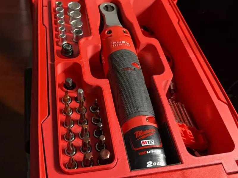 Milwaukee M12 FHIR14 38 FUEL无刷棘轮扳手收纳盒 