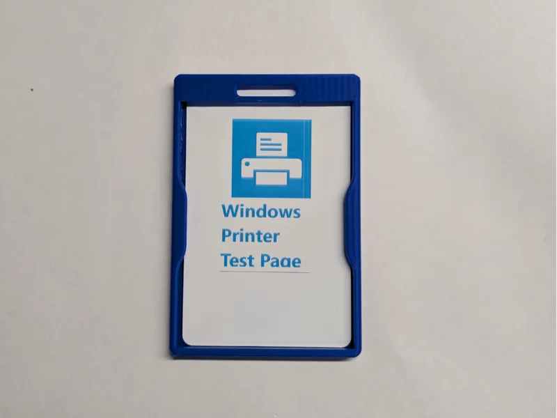 Compact ID Badge Holder