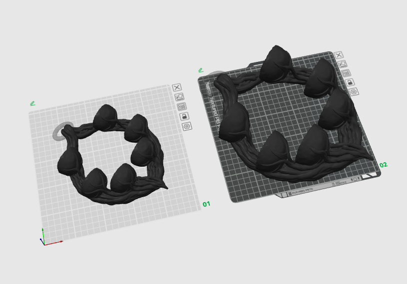 Miniatura 3 do modelo 3D Pflanzwurzel-Ring