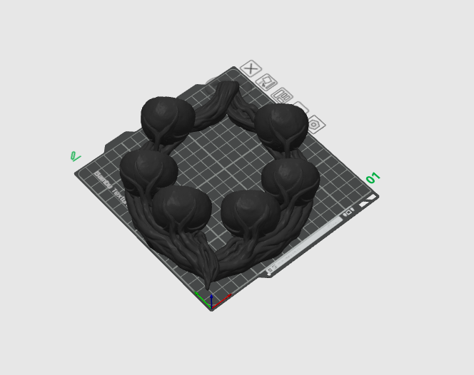 Miniatura 2 do modelo 3D Pflanzwurzel-Ring
