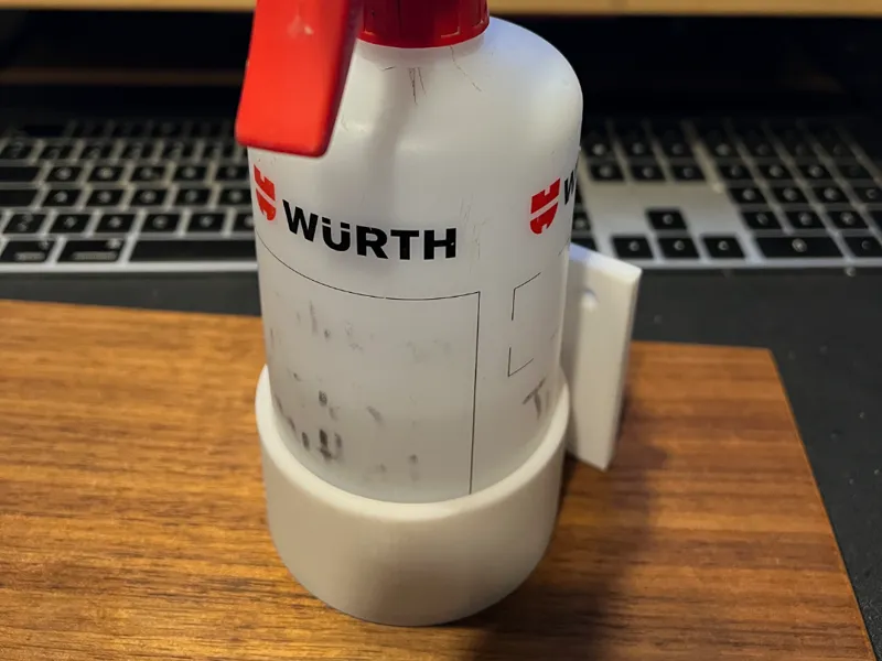 Würth sprühflasche 500 ml Wandhalter (Ø 75 mm)