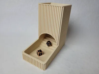 Minimalist Japandi Dice Tower