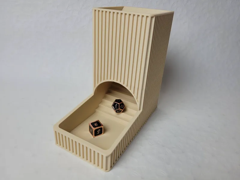 Minimalist Japandi Dice Tower