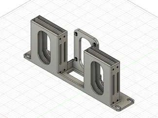 10-inch Rack mount for 1 Raspberry Pi + 4 2.5 SSDs