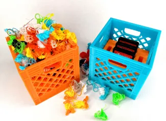 Mini Crate With Organizing Inserts