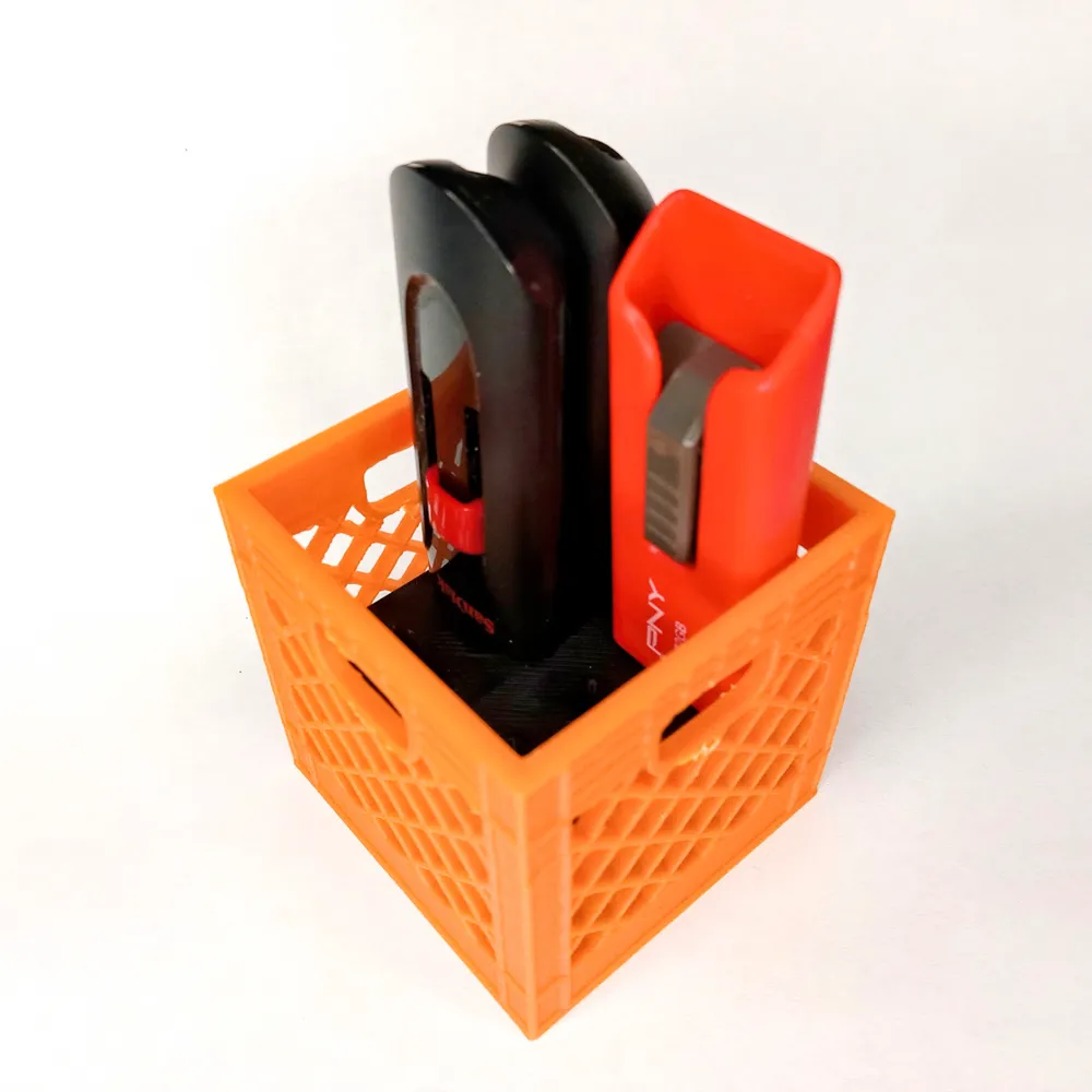 View of Mini Crate With Organizing Inserts by Pax PrintsMakerWorld: Download ...