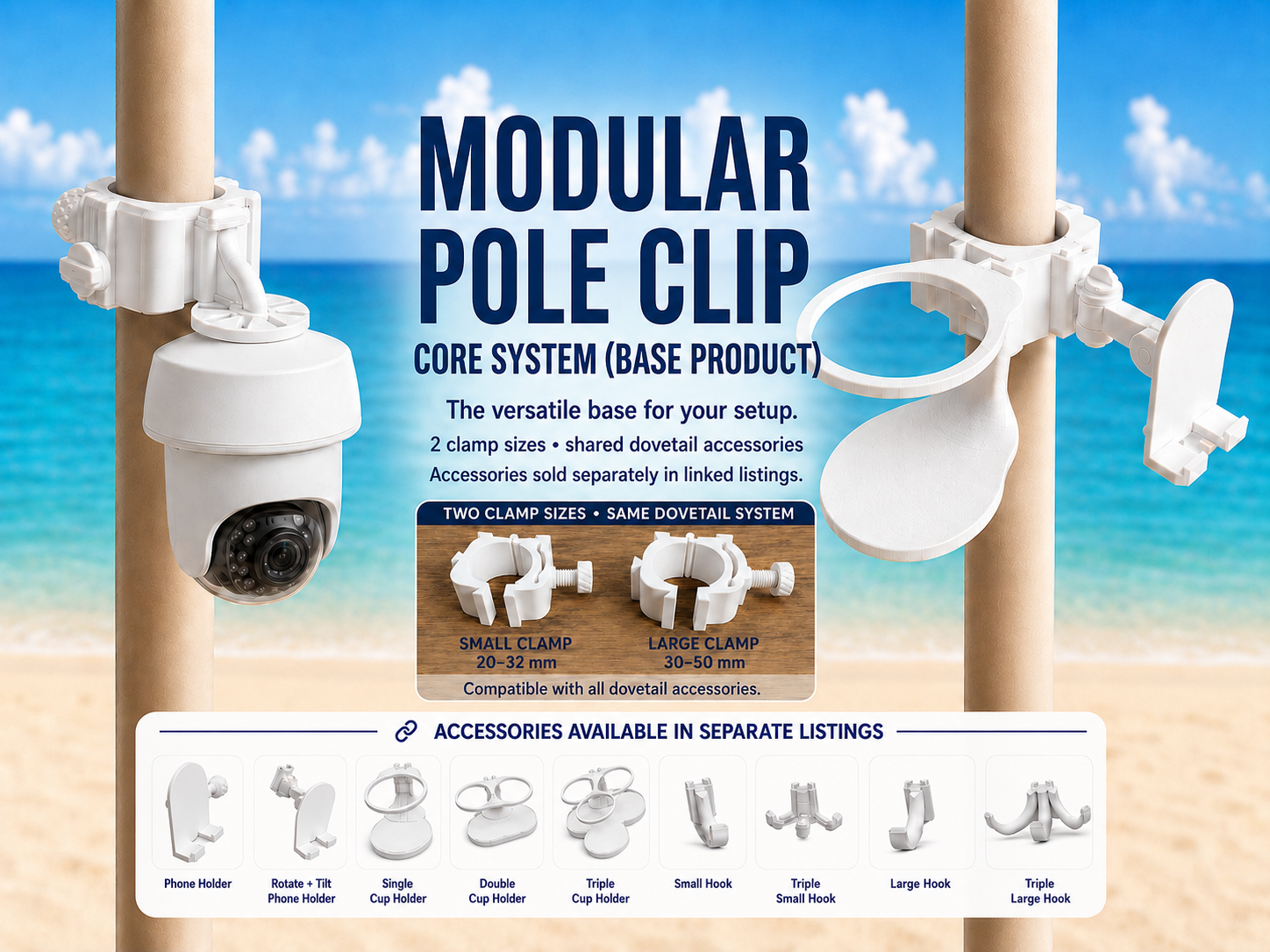 Modular Pole Organizer