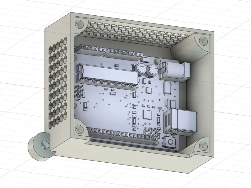 Case Arduino Uno R3 - M4 Screws - Heat Inserts