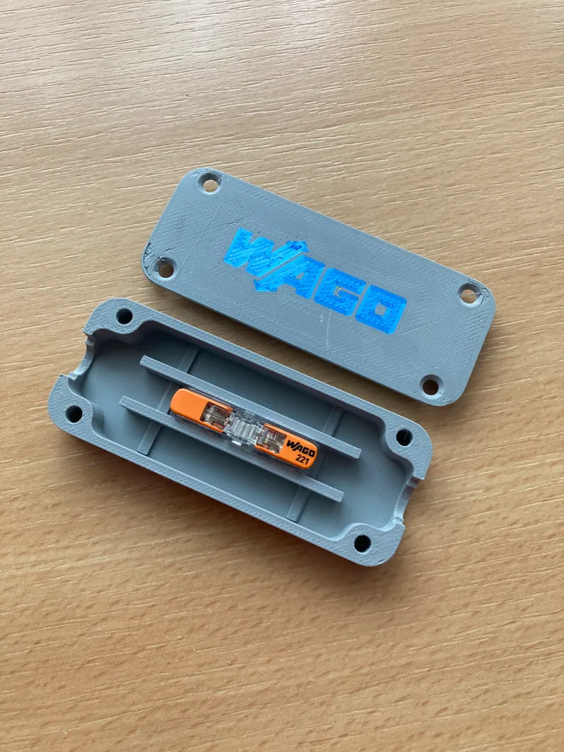 Extension box WAGO 221 only upper part with logo