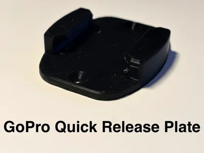 GoPro Quick Release Plate - Low Profile Mount