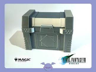 Final Fantasy VII remake chest MTG deck box
