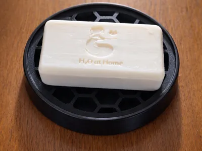 Soap dish - honeycomb - simplistic design