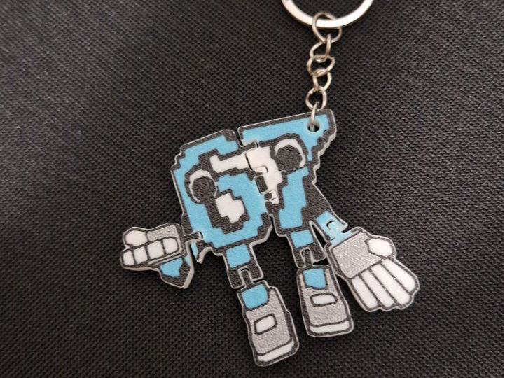 Flexi keychain 67 brainrot