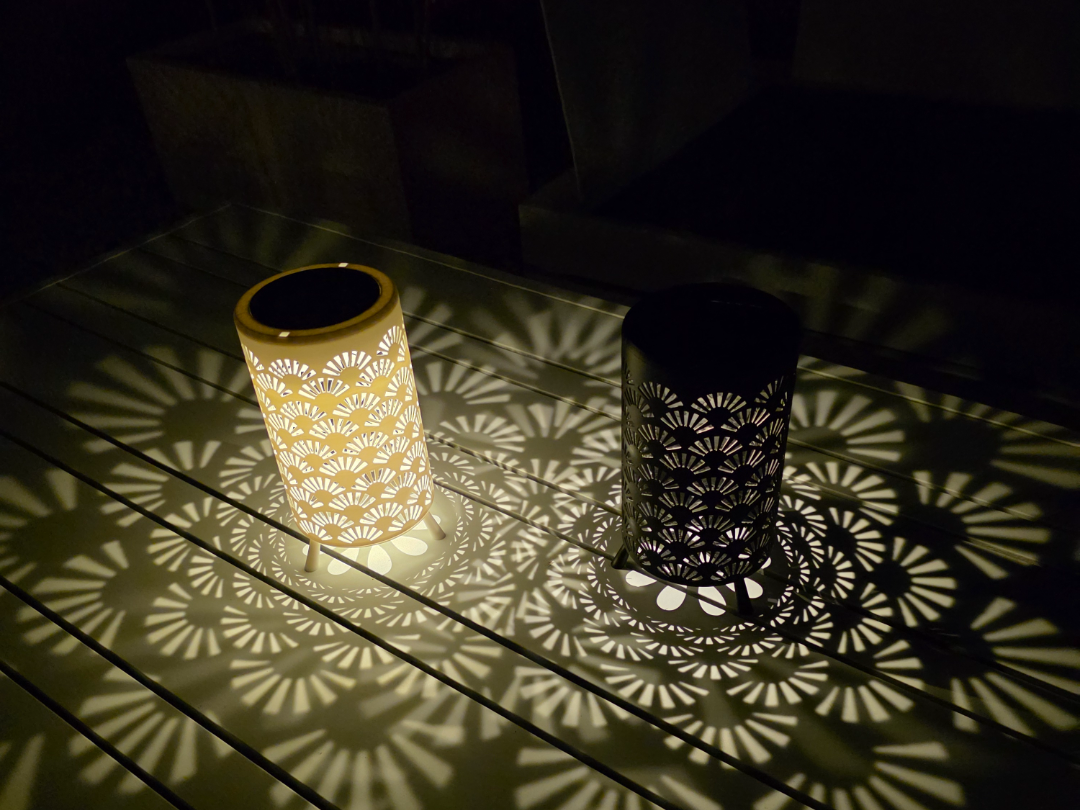 Orientalische Solar Gartenlaterne V2