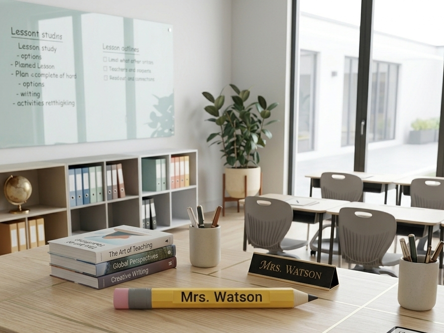 Giant Pencil Name Plate