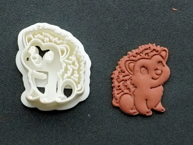 Hedgehog Polymer Clay Cutter Earrings Necklaces