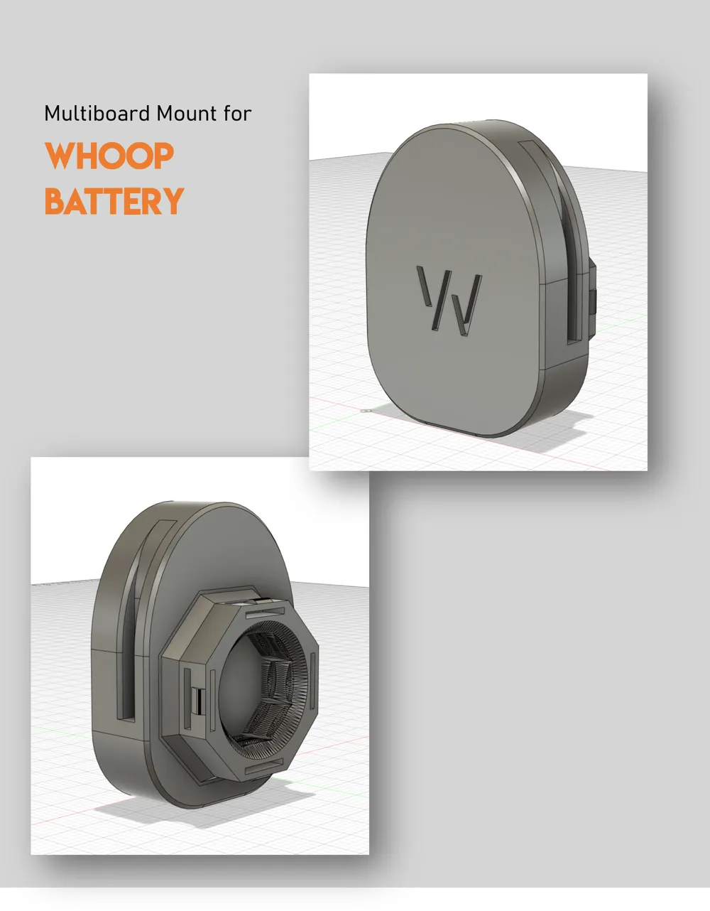Caricatore Multiplo Per Whoop Battery Pack 4.0 – Ricarica Fino A 4 Batterie Contemporaneamente