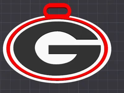 Georgia "G" Key Chain
