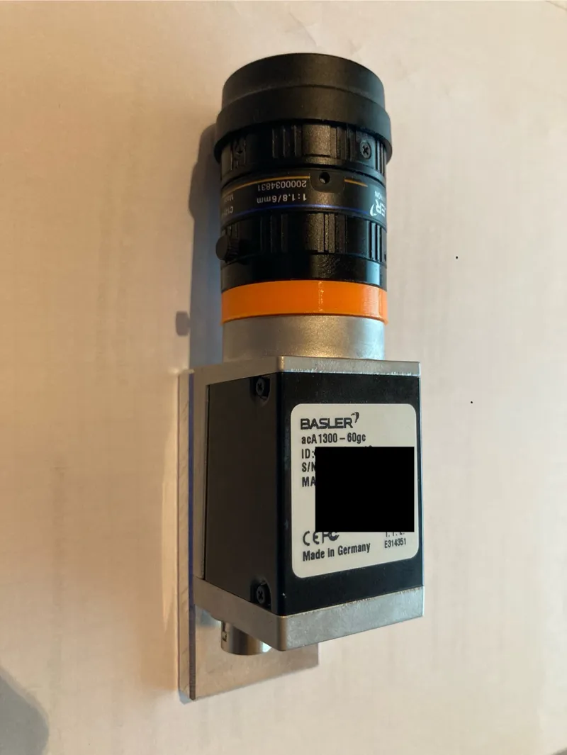 Simple C mount lens to CS mount camera spacer