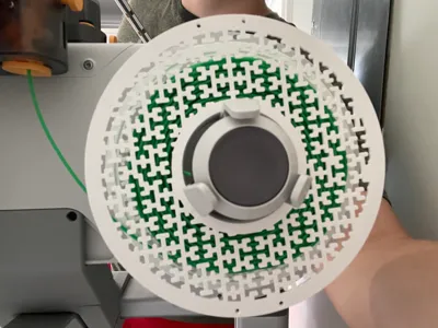 Infill Inspired Spool (Hilbert Curve) 200g Edition