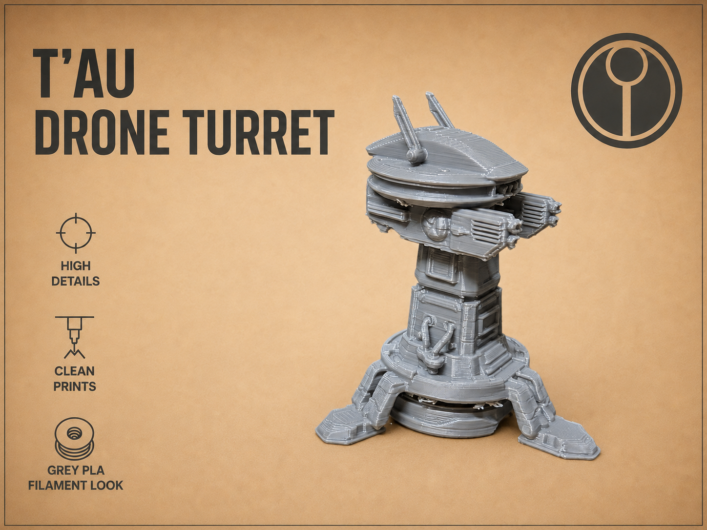 Tau Turret - Tabletop Terrain - 1