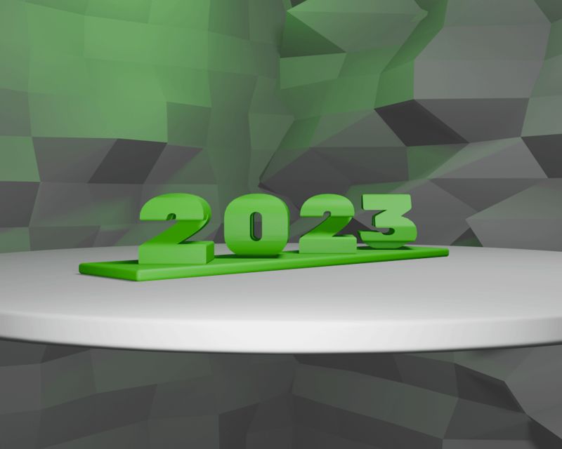 Rotext 2023 2024 Rotatable Text New Year