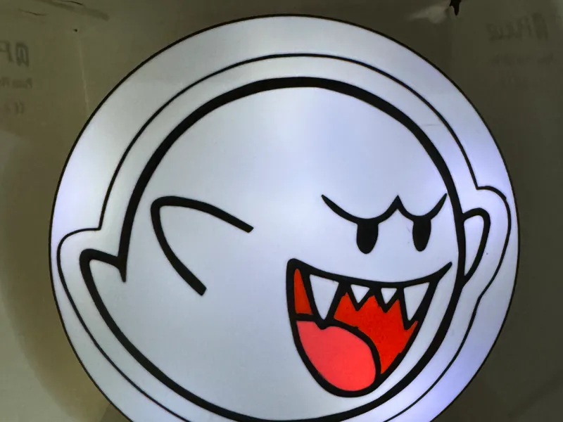 Ghost from Mario light box