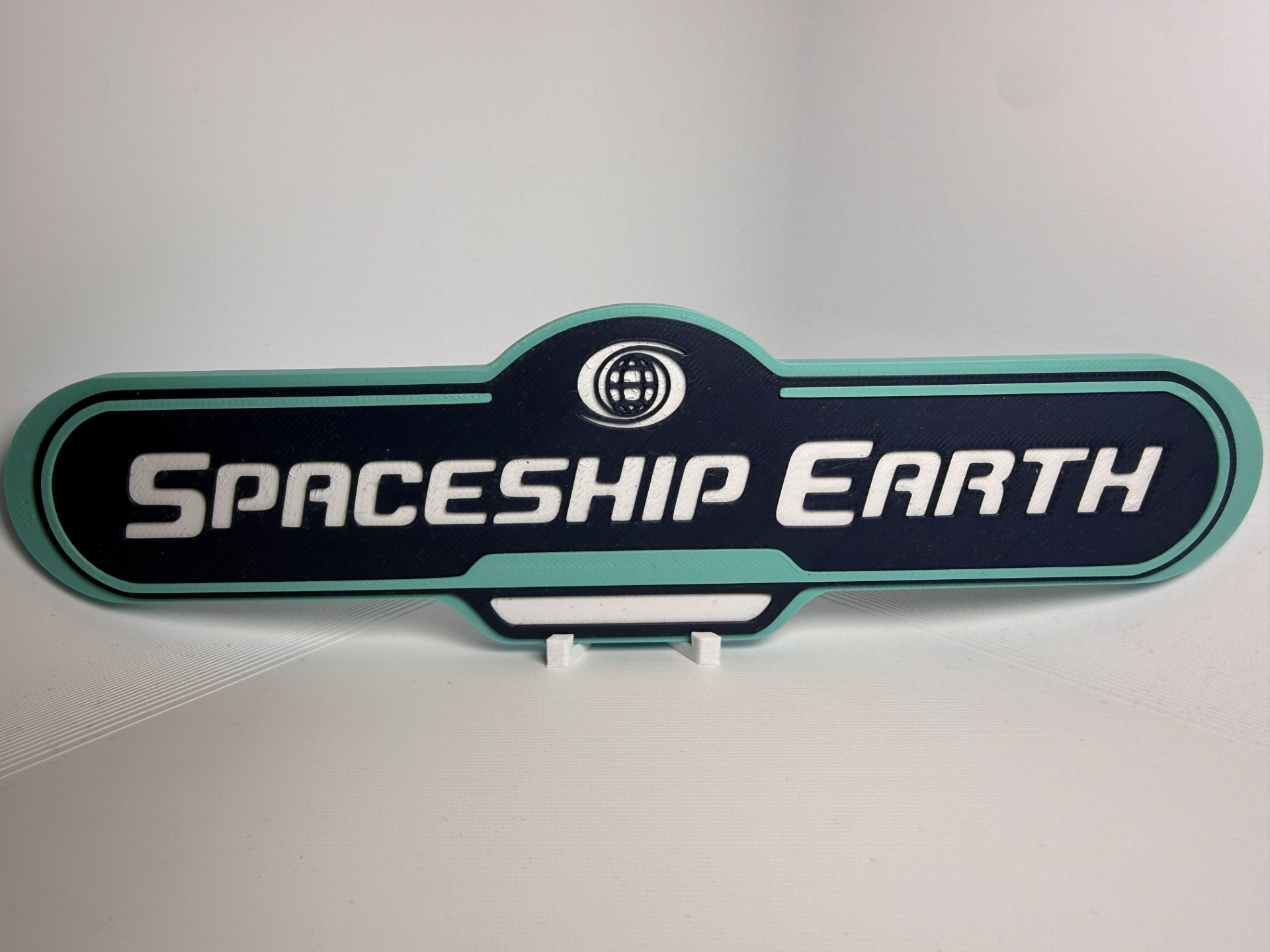 Spaceship Earth Attraction Sign
